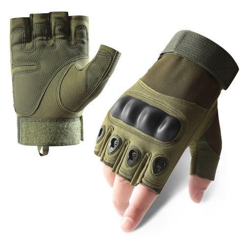 Перчатки военные Z_903 без пальцев р. 8 M Зеленый (11059086)