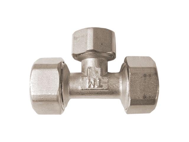 Трійник редукційний Aqua-World обжимний 16x20x16 мм