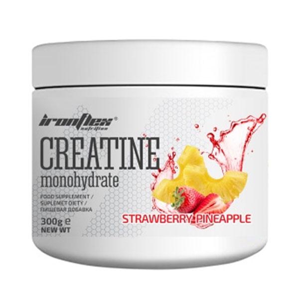 Креатин моногидрат IronFlex Creatine Monohydrate Strawberry Pineapple 300 г/120 порций (28351656)
