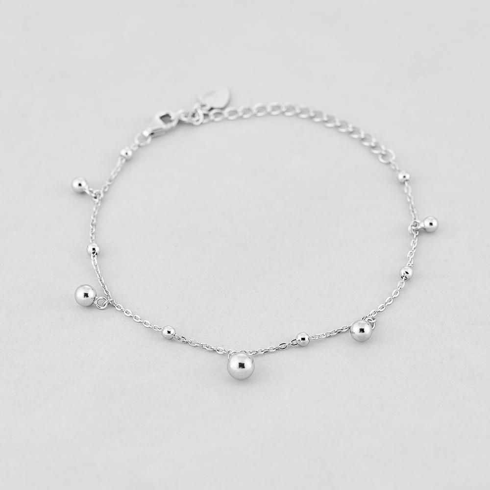 Браслет серебряный Minimal Знаки внимания (550263)