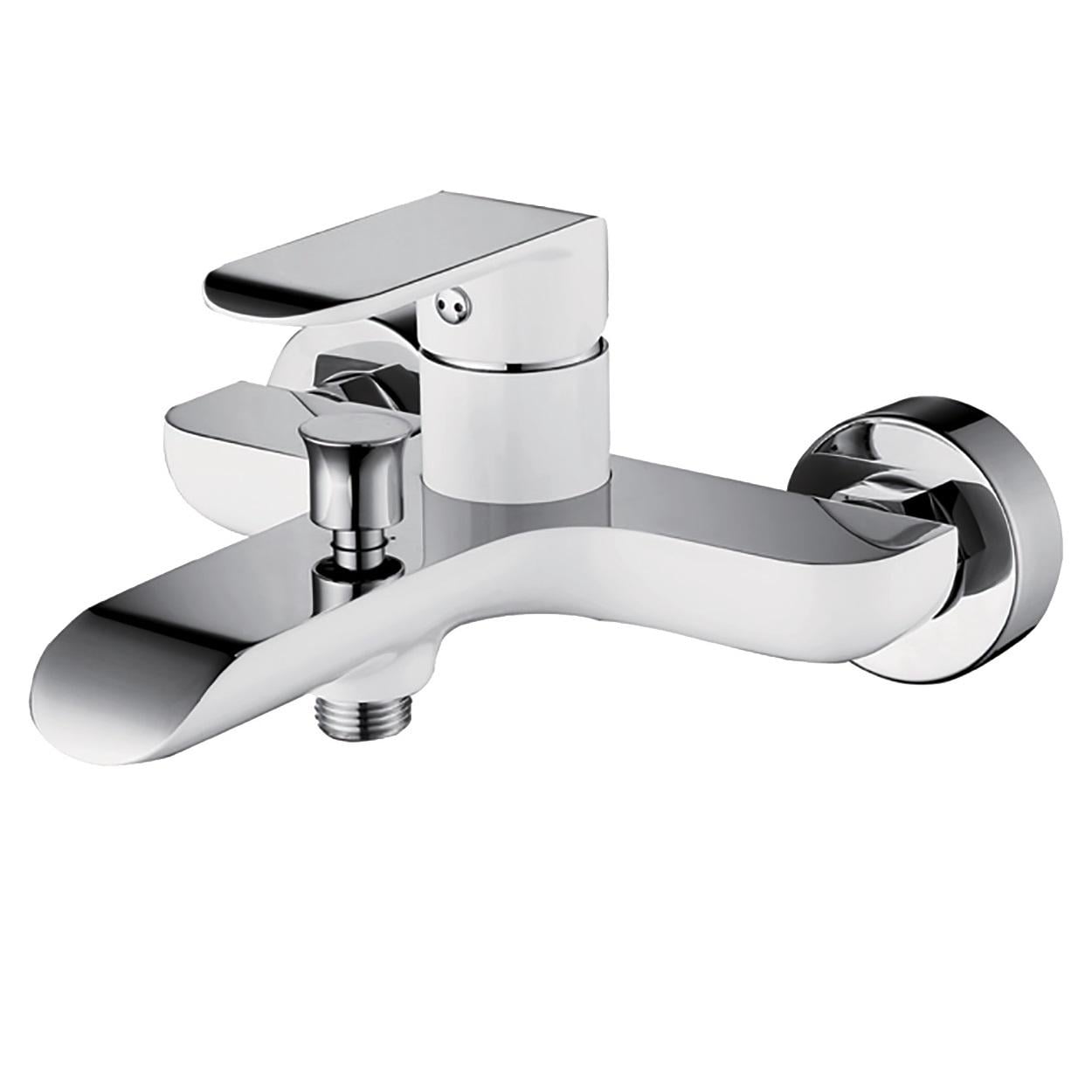 Смеситель для ванны Devit Iven 43113141W однорычажный Белый (166106) Смеситель для ванны Devit Iven 43113141W однорычажный Белый (166106)