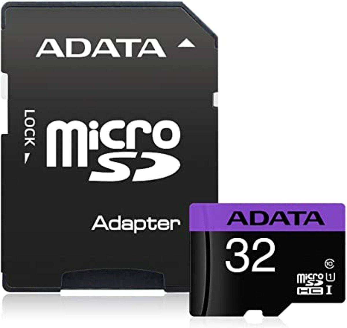 Карта пам'яті microSDXC ADATA Premier 32 Gb Class 10 R-85 Mb/s adapterSD (AUSDH32GUICL10-RA1)