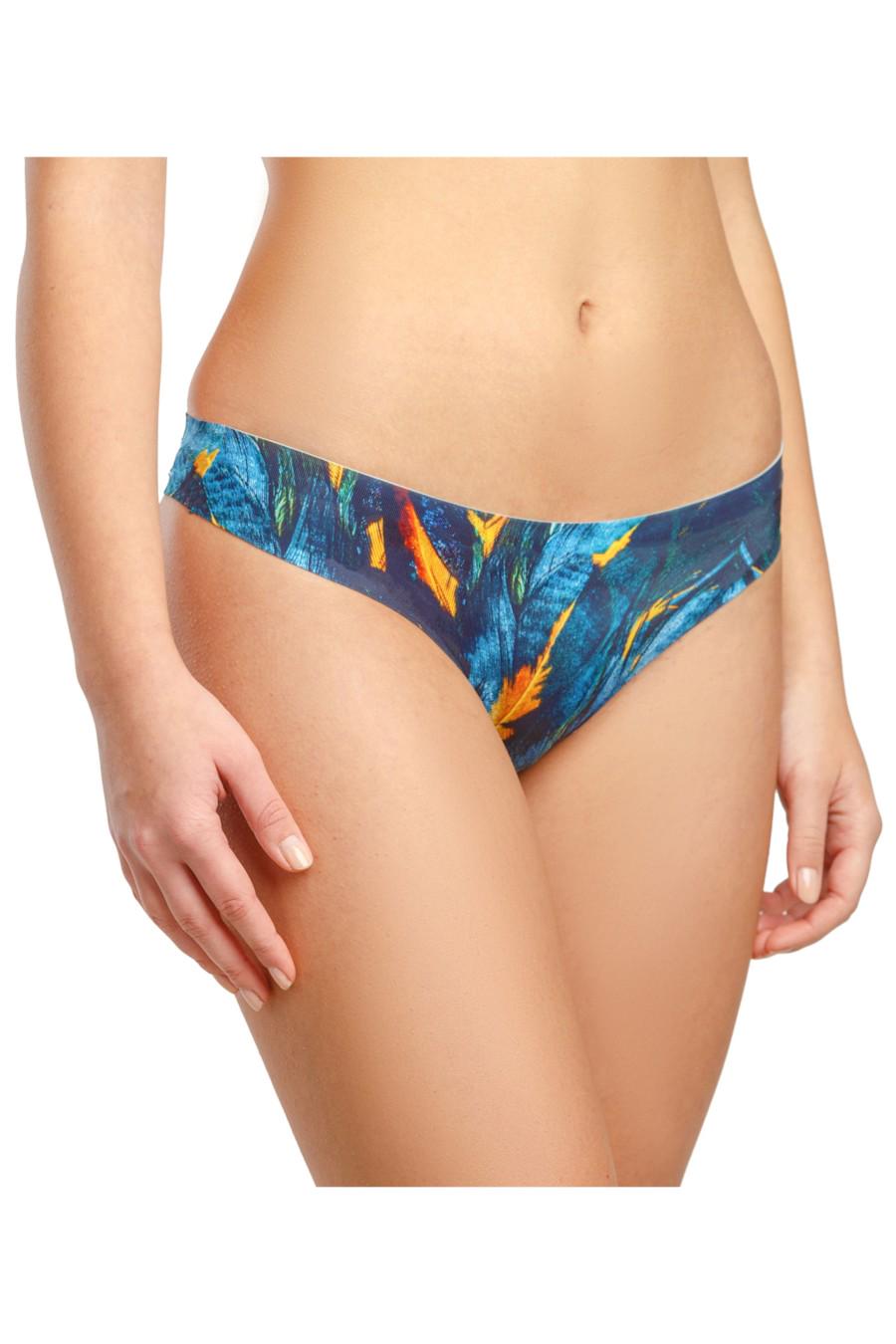 Трусики стринг Mememe р. 2/S микс Синий (60888)