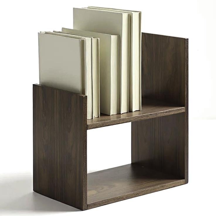 Полка книжная настольная из дерева Мияши Палисандр (КПА-035502)