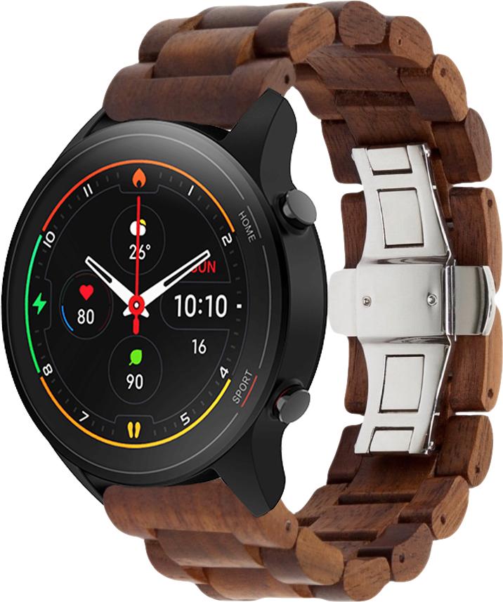 Ремешок деревянный WoodLock для Xiaomi Mi Watch Brown (28687-30) Ремешок деревянный WoodLock для Xiaomi Mi Watch Brown (28687-30)