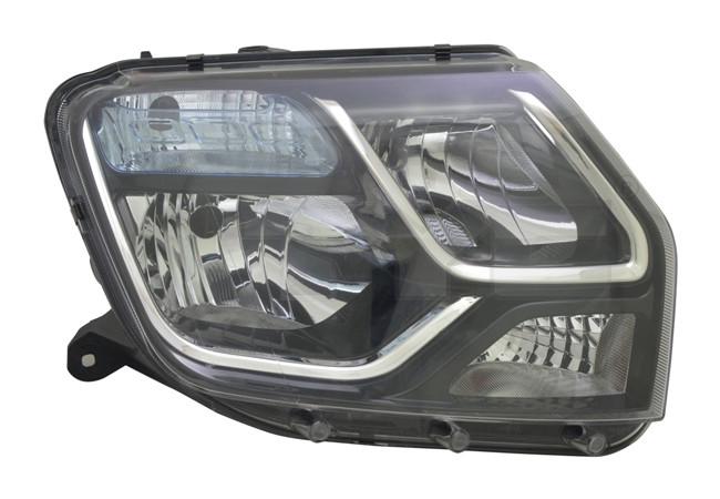 Фара передня права Dacia/Renault Duster 2013-2018 H7/H1s blik (553-1101R-LDEM2)