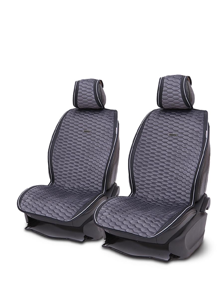 Накидки чехлы на передние сиденья для Chery BEAT 2009-2015 AUAU Romeo Серый
