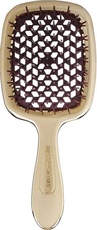 Щетка для волос Janeke Superbrush Small термостойкая антистатическая Золотой с черным (59069) Щетка для волос Janeke Superbrush Small термостойкая антистатическая Золотой с черным (59069)