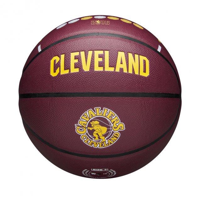 Мяч баскетбольный Wilson NBA TEAM CITY COLLECTOR BSKT CLE CAVAL р. 7 (WZ4003906XB7)