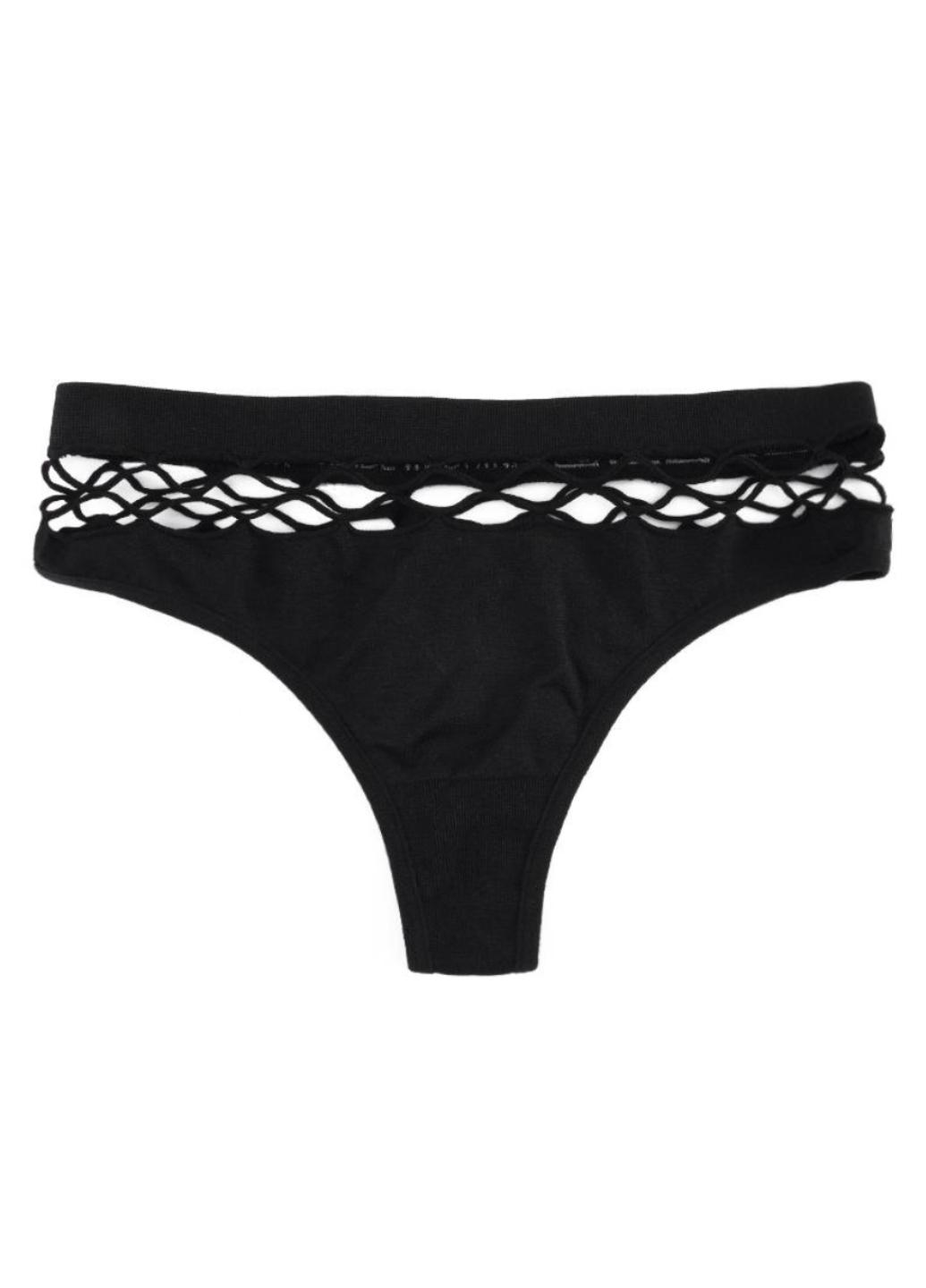 Стринги женские страстные L Черный (1373-46-01)