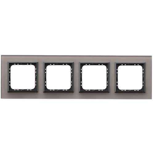 Рамка четверная Ospel Sonata горизонтальная Серый камень (29177051) Рамка четверная Ospel Sonata горизонтальная Серый камень (29177051)
