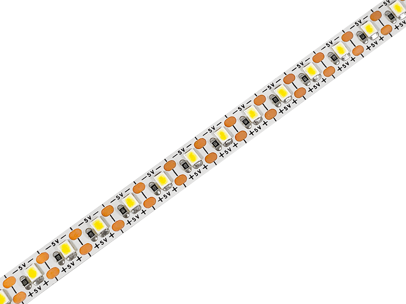 Светодиодная лента Biom 2835 120 LED 8 мм 5V 8 Вт/м 480Lm IP20 двойная плата Белый нейтральный (7277)