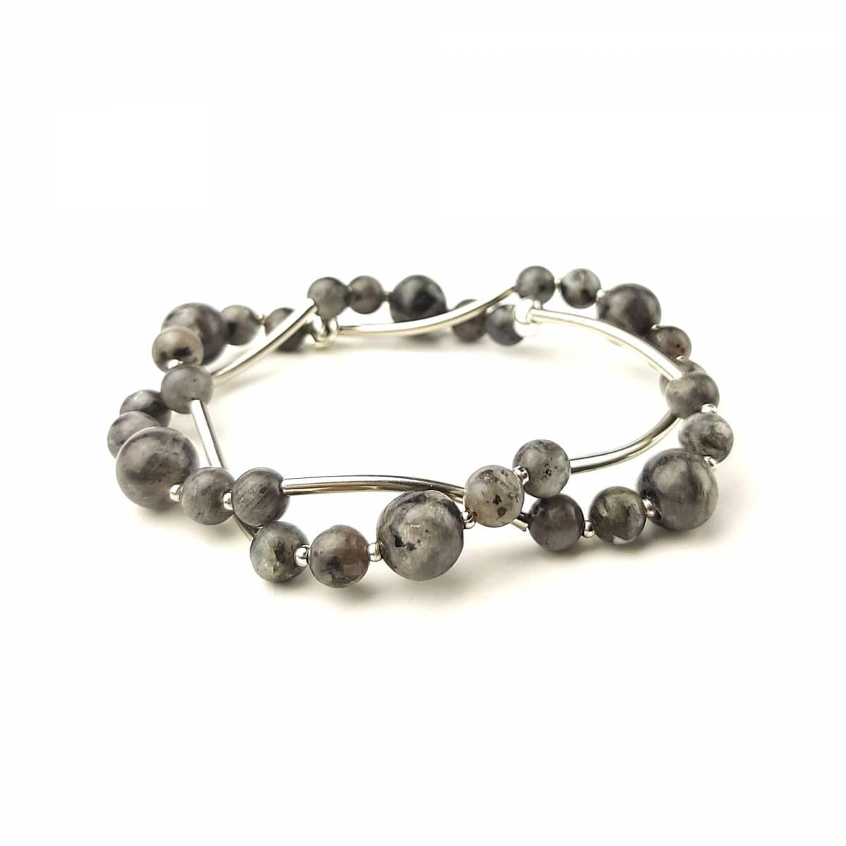 Браслет DARSANA Винтаж из натурального камня лабрадор (DRSU329)