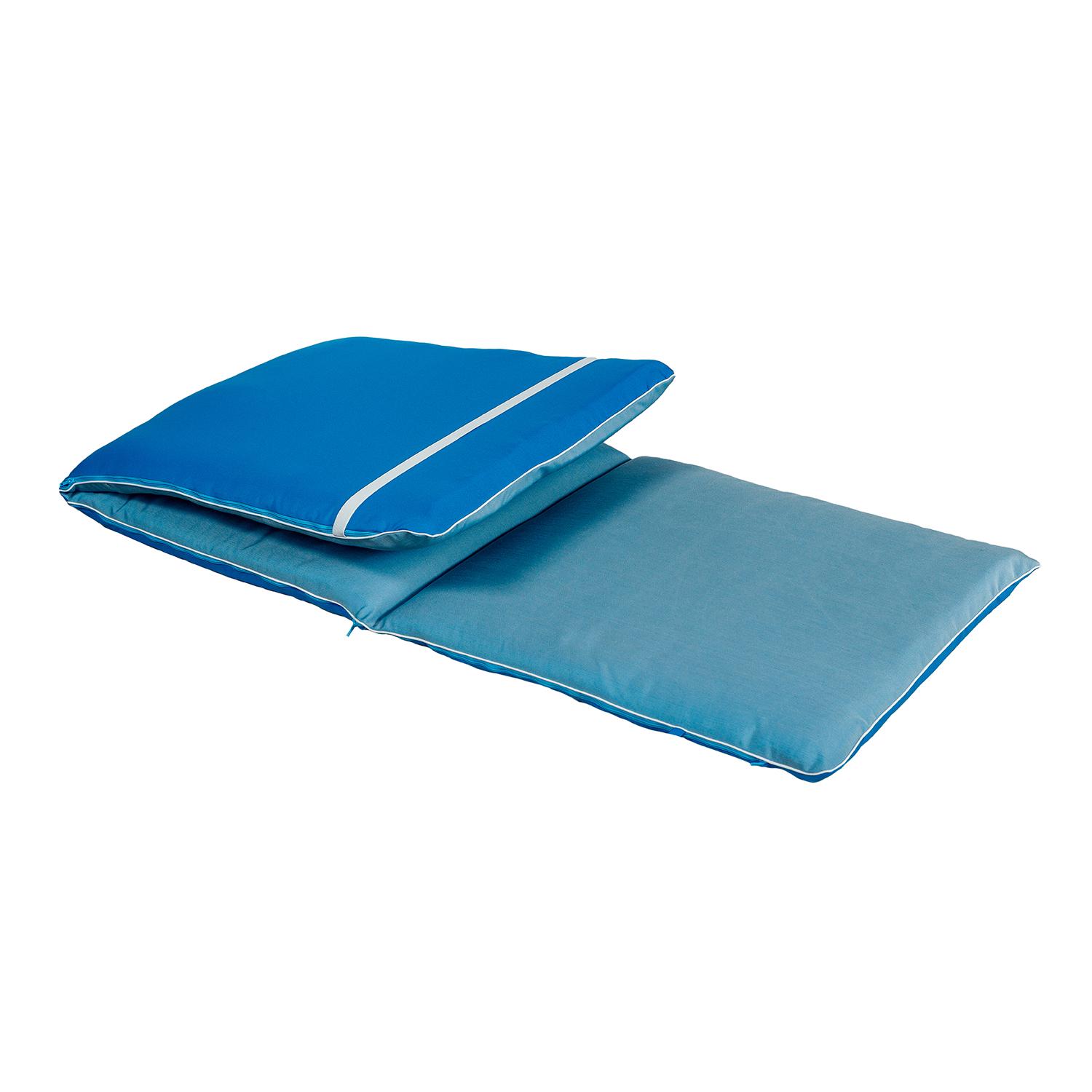 Матрас для шезлонга Ost-Fran TRIO тексилк 189x58x5 см Синий меланж 649/306 (3909) - фото 2 Матрас для шезлонга Ost-Fran TRIO тексилк 189x58x5 см Синий меланж 649/306 (3909) - фото 2