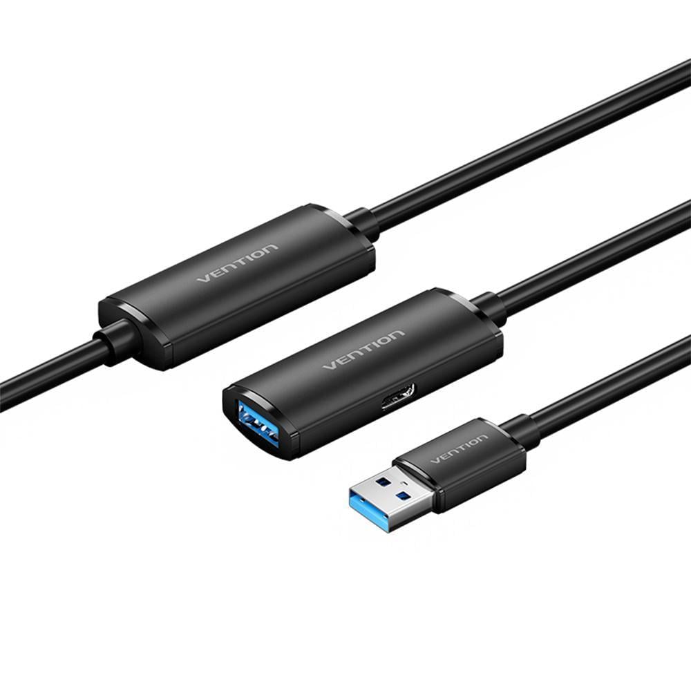 Удлинитель активный Vention USB 3.0 10 м Черный (CBMBL)