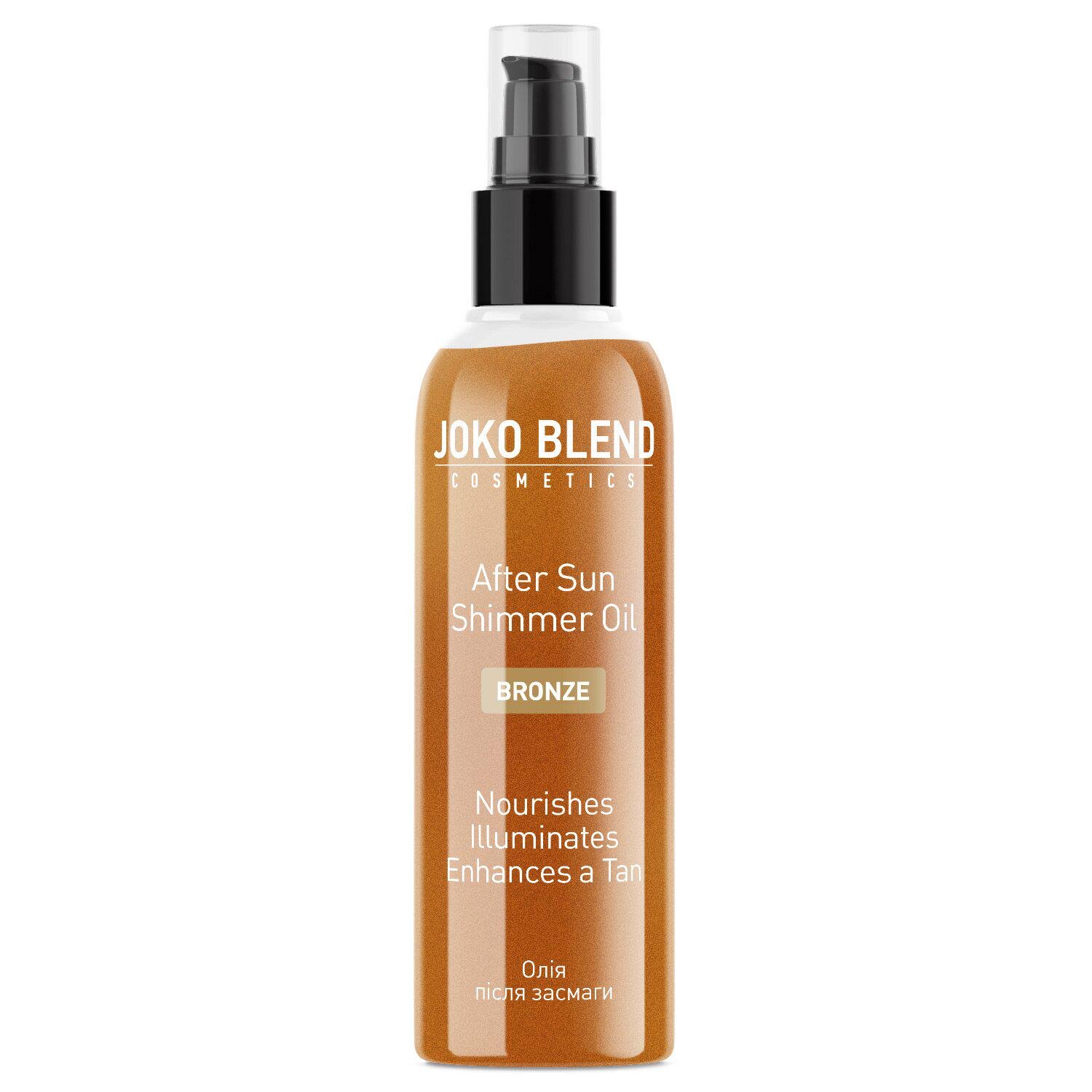 Масло после загара с шиммером After Sun Shimmer Oil Bronze Joko Blend 100 мл (4823099500758)