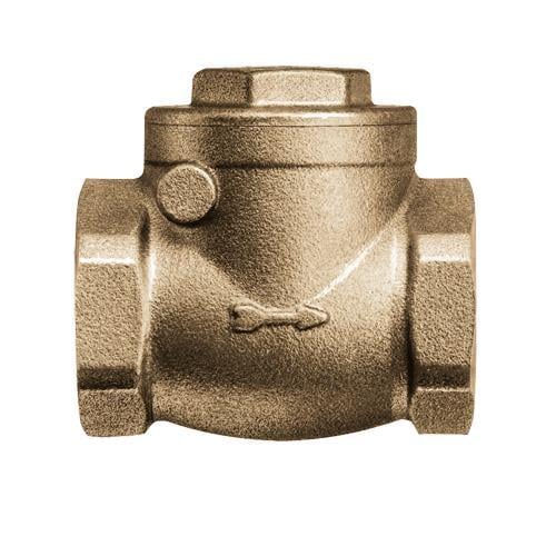 Обратный клапан IVR шток латунь горизонтальный ВВ-1 1/4"