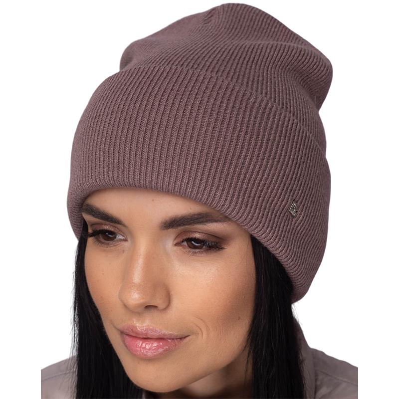 Шапка женская Leks КРИСТИ двойная тонкий рубчик с отворотом One size Кофейный (155503) Шапка женская Leks КРИСТИ двойная тонкий рубчик с отворотом One size Кофейный (155503)