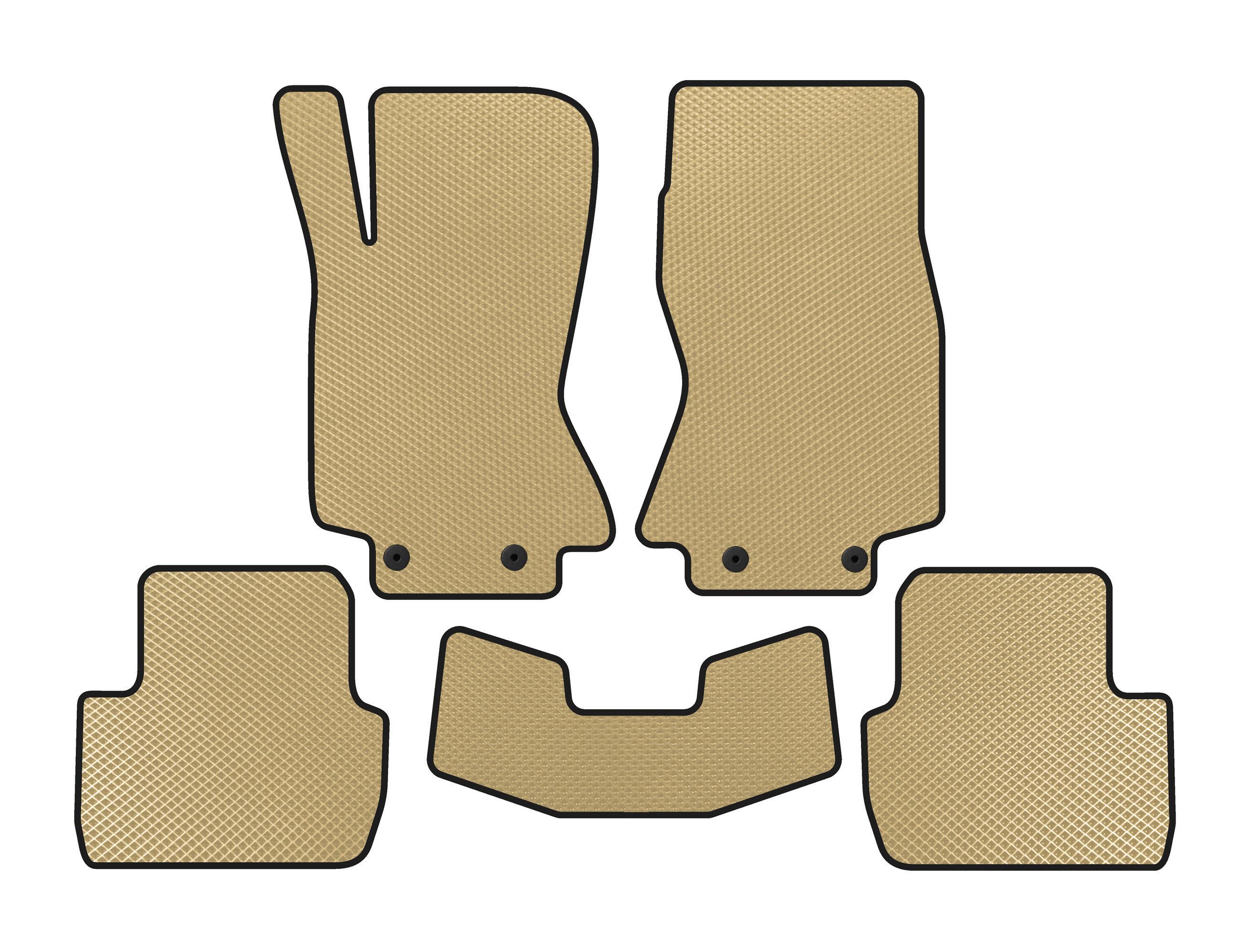 Коврики EVA Digital Designs для Jaguar S-Type 1999-2008 гг. Бежевый (138731)