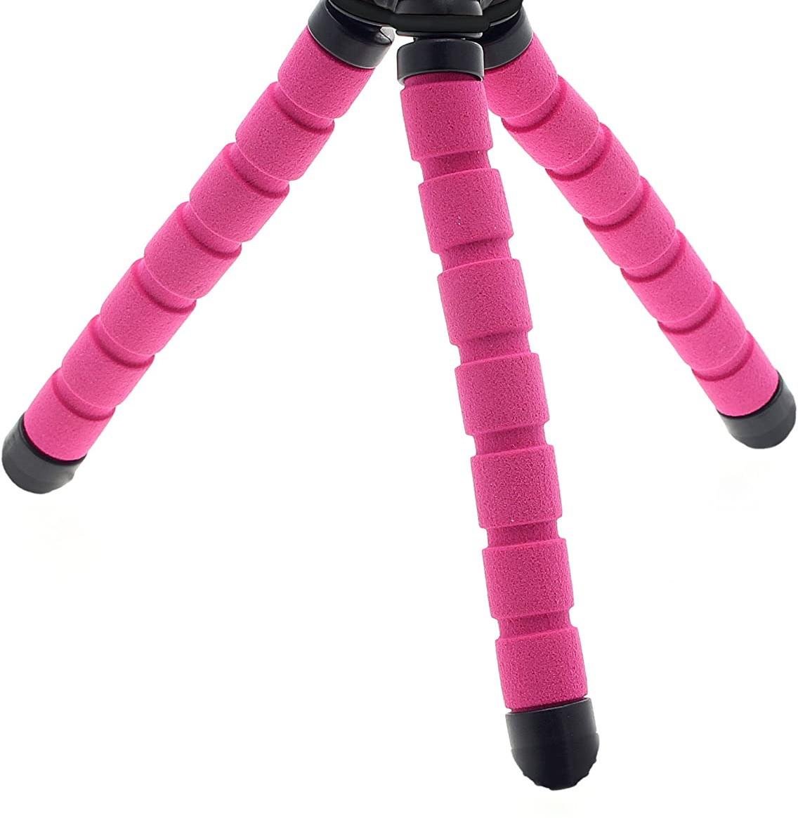 Настольный штатив Alitek Flexible Sponge Long с держателем для телефона Pink - фото 7