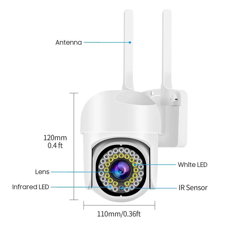 Набір відеоспостереження DVR KIT 7103 на 4 поворотні камери 1080p (44577-7103_4834) - фото 4