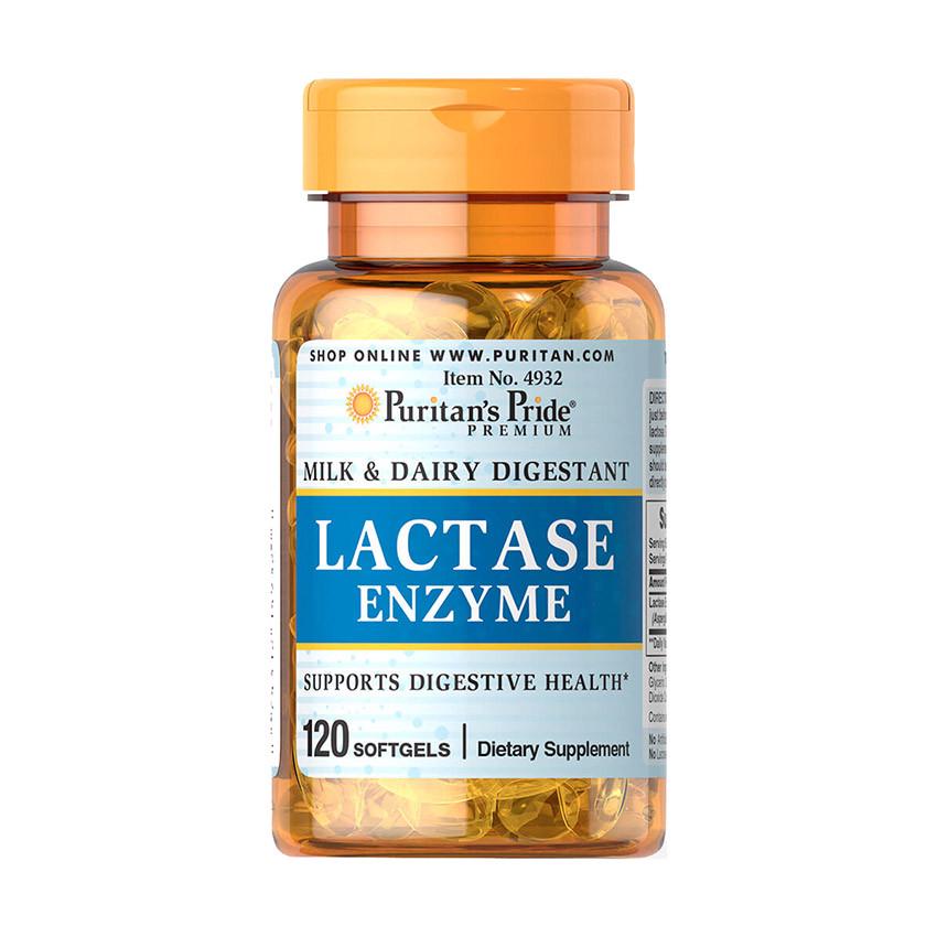 Фермент лактази Puritan's Pride Lactase Enzyme 125 мг 120 капс. (09371-01) Фермент лактази Puritan's Pride Lactase Enzyme 125 мг 120 капс. (09371-01)