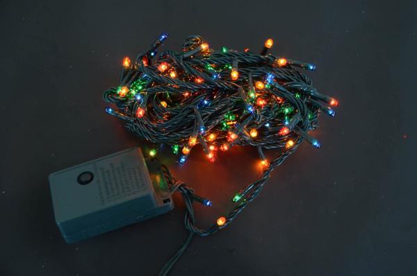 Гірлянда LED Yes! Fun 160 мікроламп 8 м 8 режимів Зелений провід Багатокольоровий (801067)