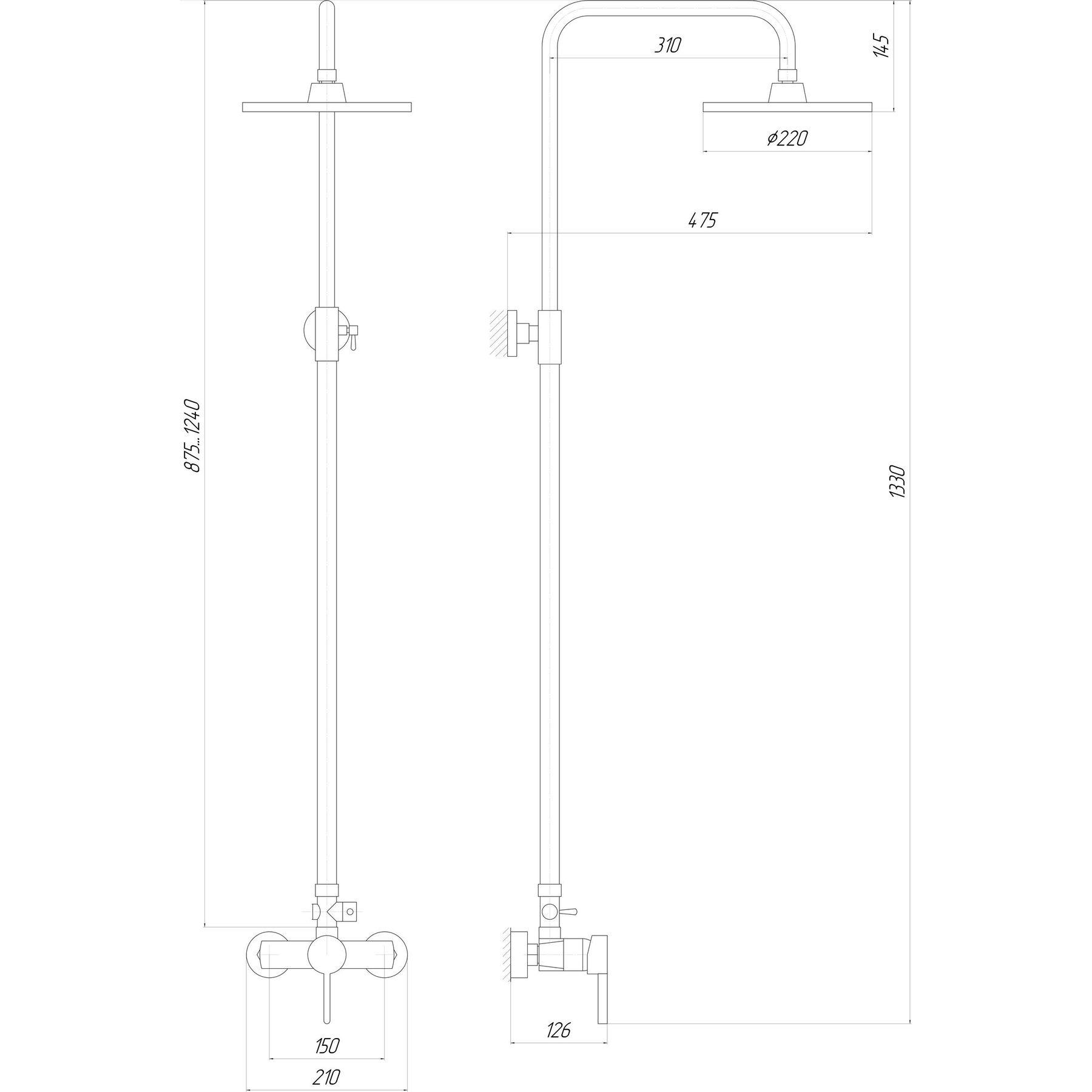 Душова система Globus Lux LAZER DS-007A - фото 5