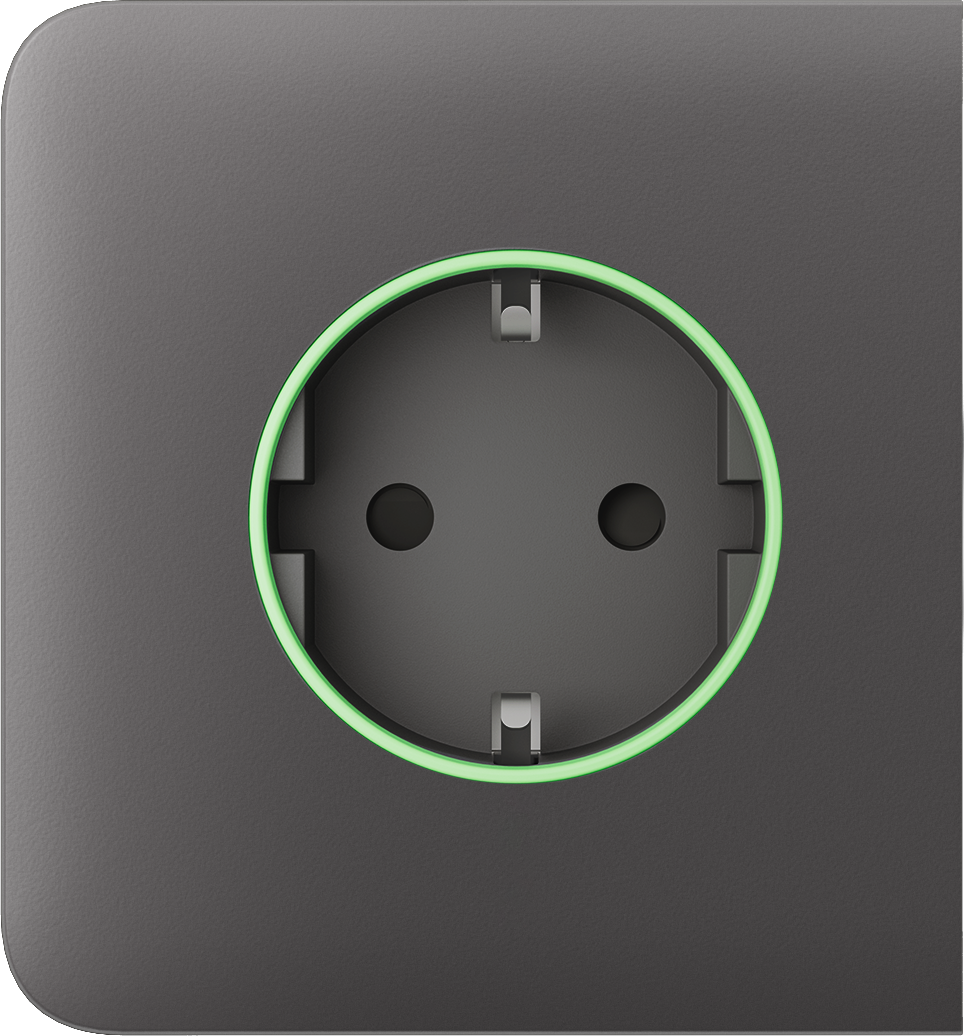 Панель боковая для встроенной розетки Ajax SideCover Smart Gray (17361)