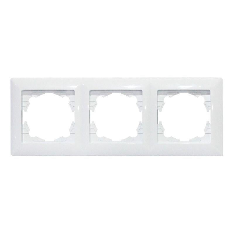 Рамка на 3 секции Horoz Electric Tina Белый (112-005-0023-010) Рамка на 3 секции Horoz Electric Tina Белый (112-005-0023-010)