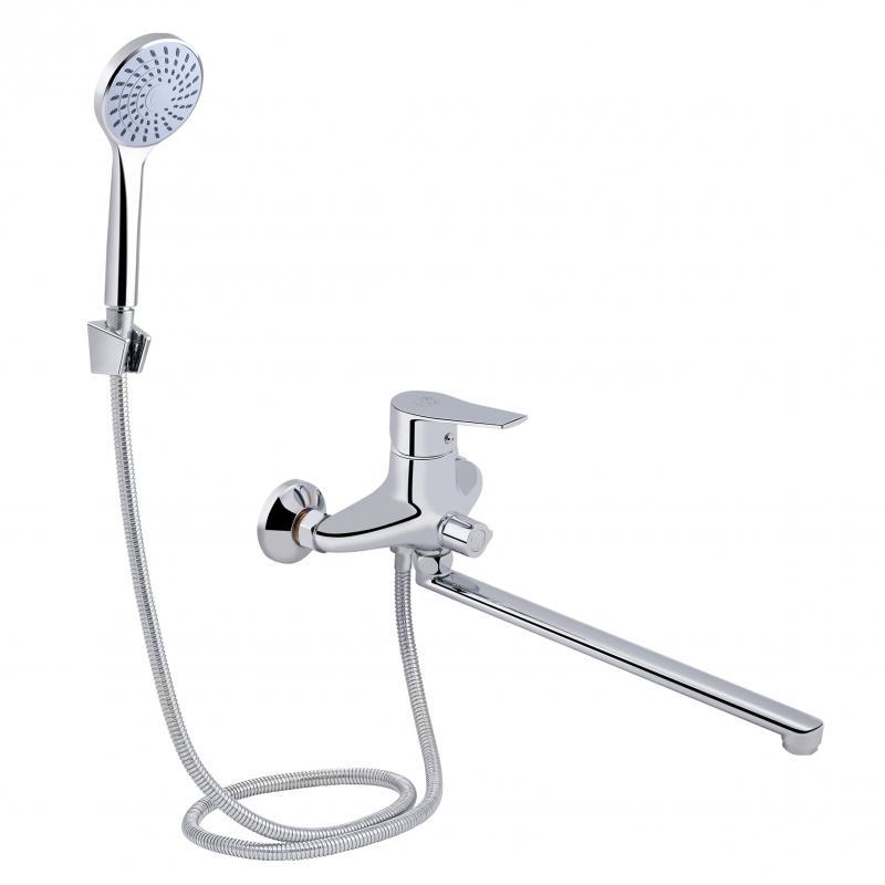 Смеситель для ванны Lidz CRM 40 87 005-1 20 38 005 00 длинный излив (k40)