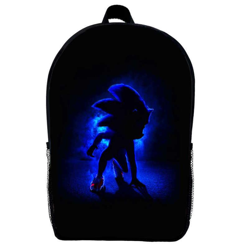 Школьный рюкзак детский Sonic 06 29х21х9 см 5 л Черный (2249949899)