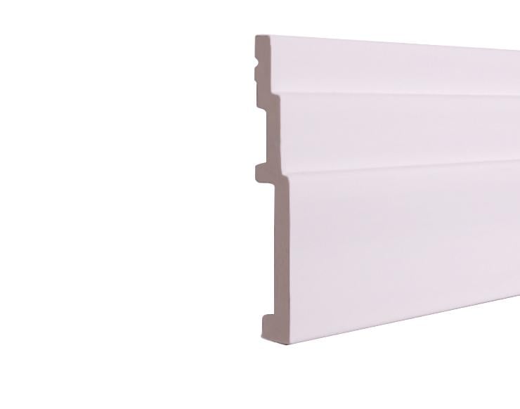 Плінтус дюрополімерний 16х100 мм Білий (10016Р-5004-3)