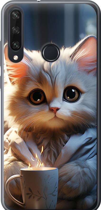 Чехол на Huawei Y6p White cat (5646t-1952-42517)