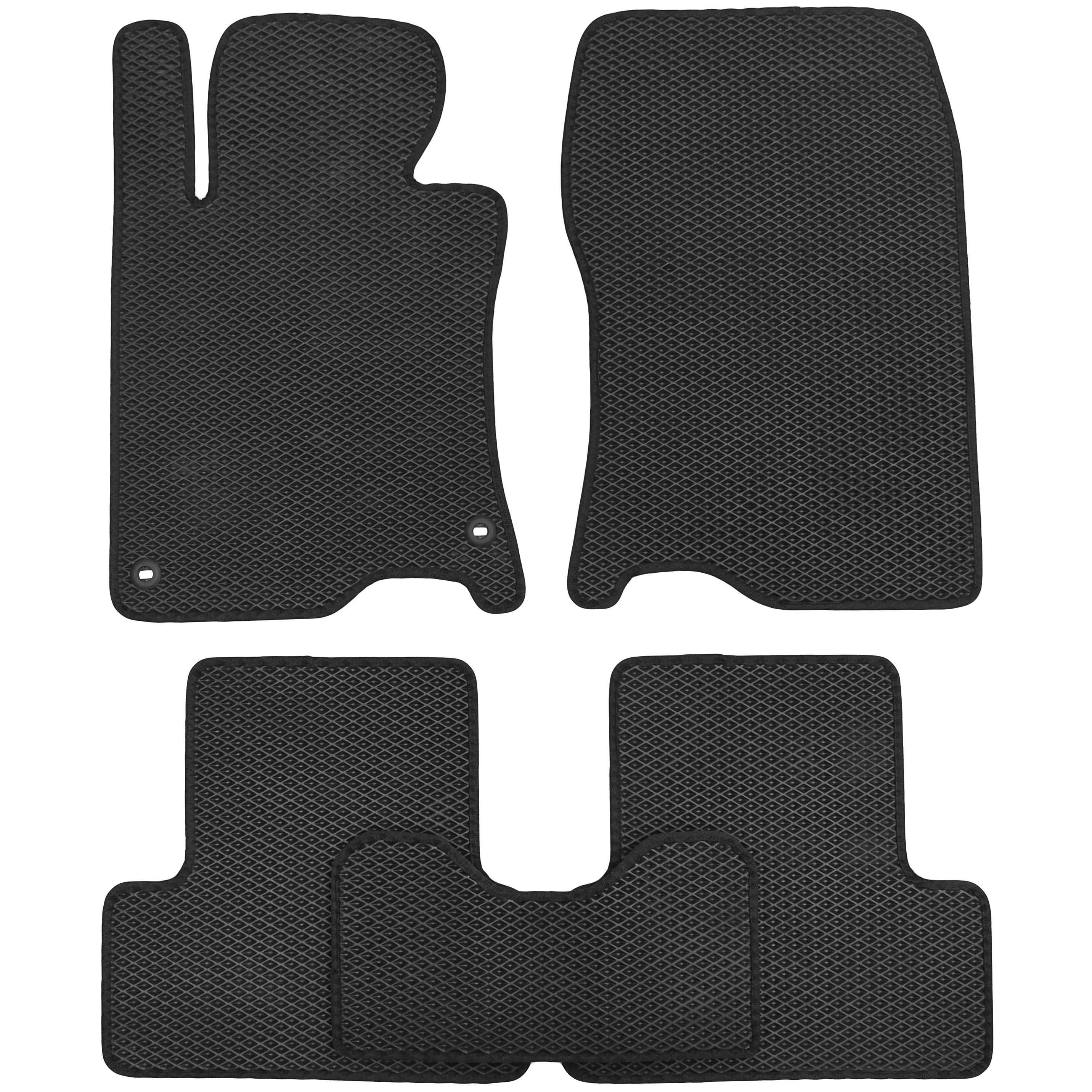 Килимки в салон Kinetic для Acura TSX 2008-2014 EVA-полімерні Чорний (149762)