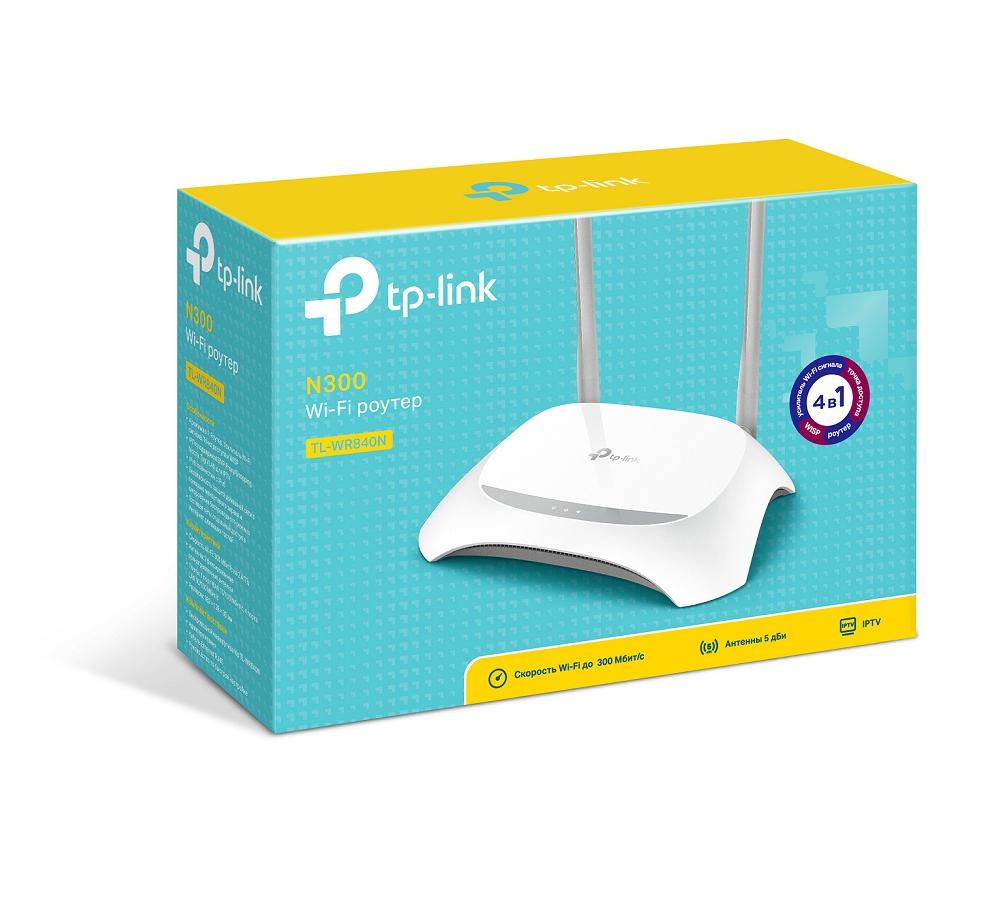 Беспроводной маршрутизатор TP-Link TL-WR840N (47037) - фото 3