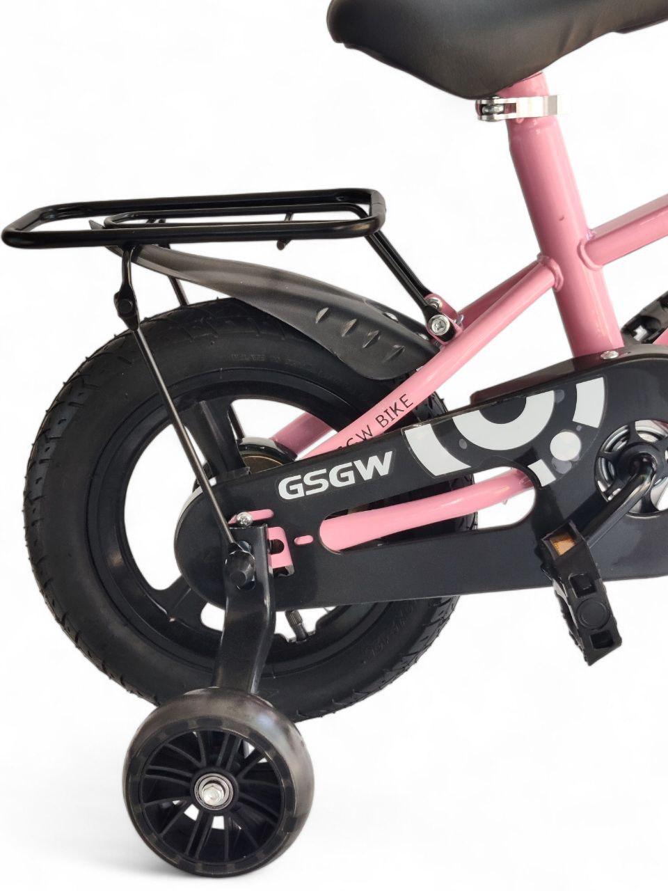 Детский велосипед двухколесный с учебными колесами GSGW Bike 5188-88A-12 Розовый (5188-88A-12r-s) - фото 3 Детский велосипед двухколесный с учебными колесами GSGW Bike 5188-88A-12 Розовый (5188-88A-12r-s) - фото 3