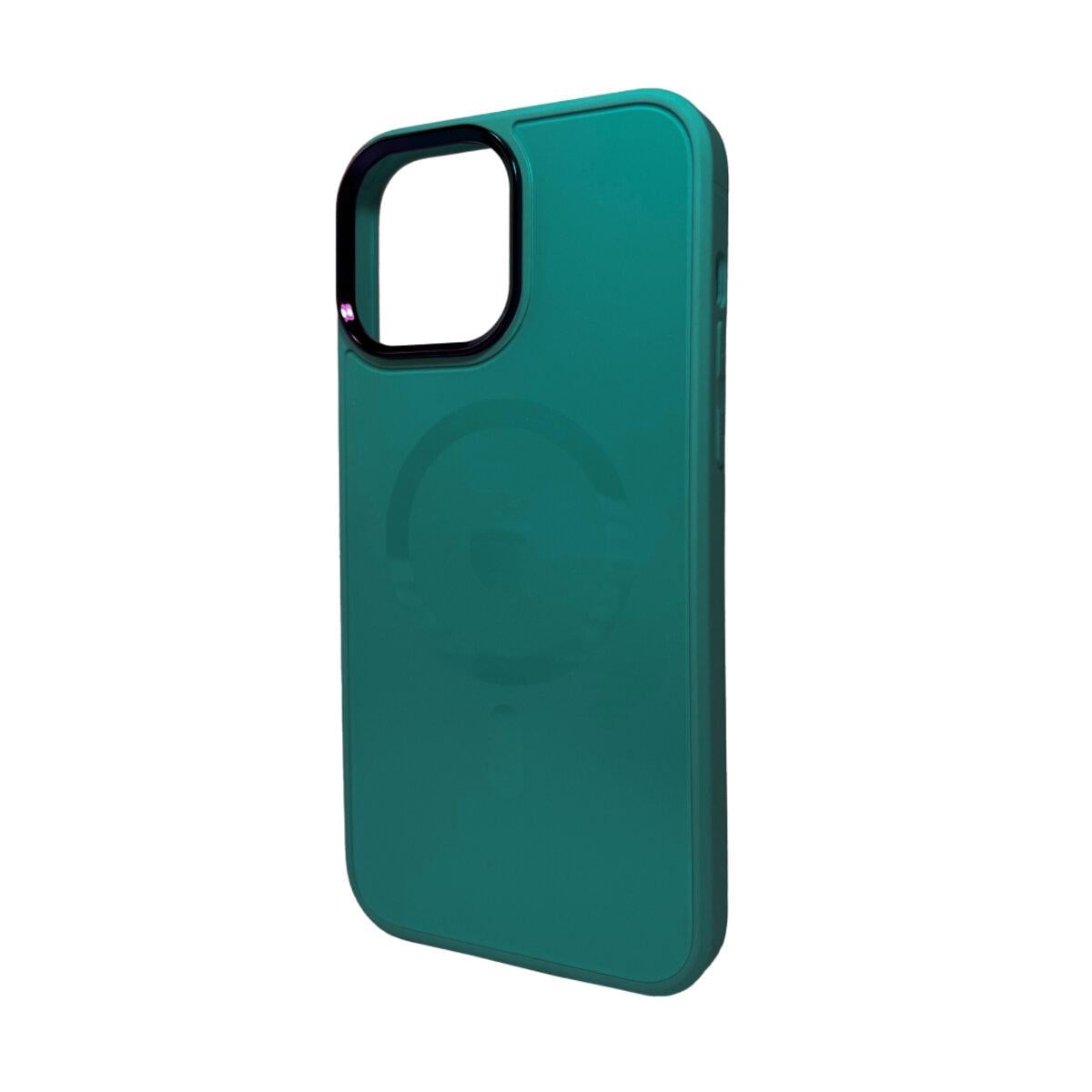 Противоударный чехол для Apple iPhone 14 Pro Max AG Glass Sapphire MagSafe / Green