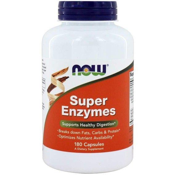 Травні ферменти NOW Foods Super Enzymes 180 Caps