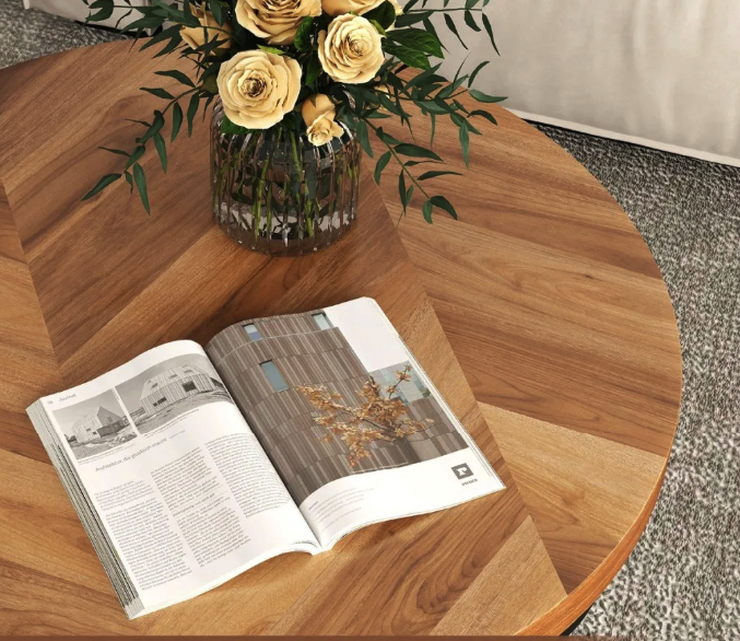 Журнальный столик Costway Leo с металлическим основанием Loft (4753) - фото 2 Журнальный столик Costway Leo с металлическим основанием Loft (4753) - фото 2