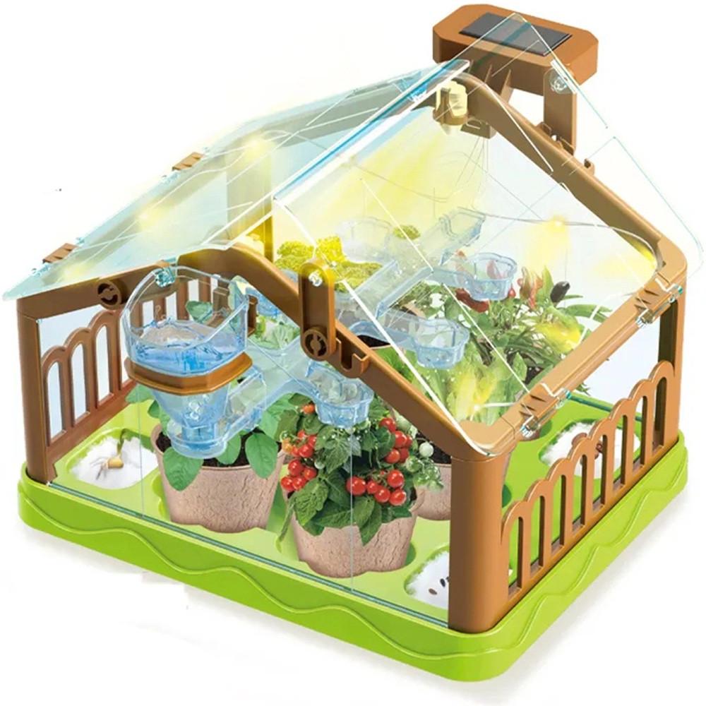 Набор игровой Теплица для детей с поливом/солнечной панелью и лампами (30569611)