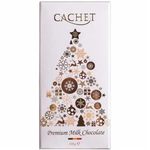 Шоколад молочний Cachet Christmas Edition White 100 г