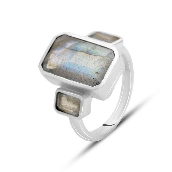 Кольцо серебряное 6,7 г р. 19 (2122210)