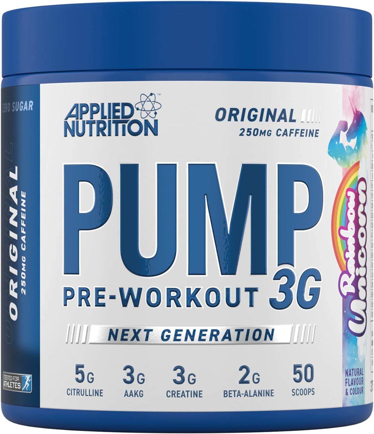 Предтренировочный комплекс Applied Nutrition Pump 3G Rainbow Unicorn 375 г