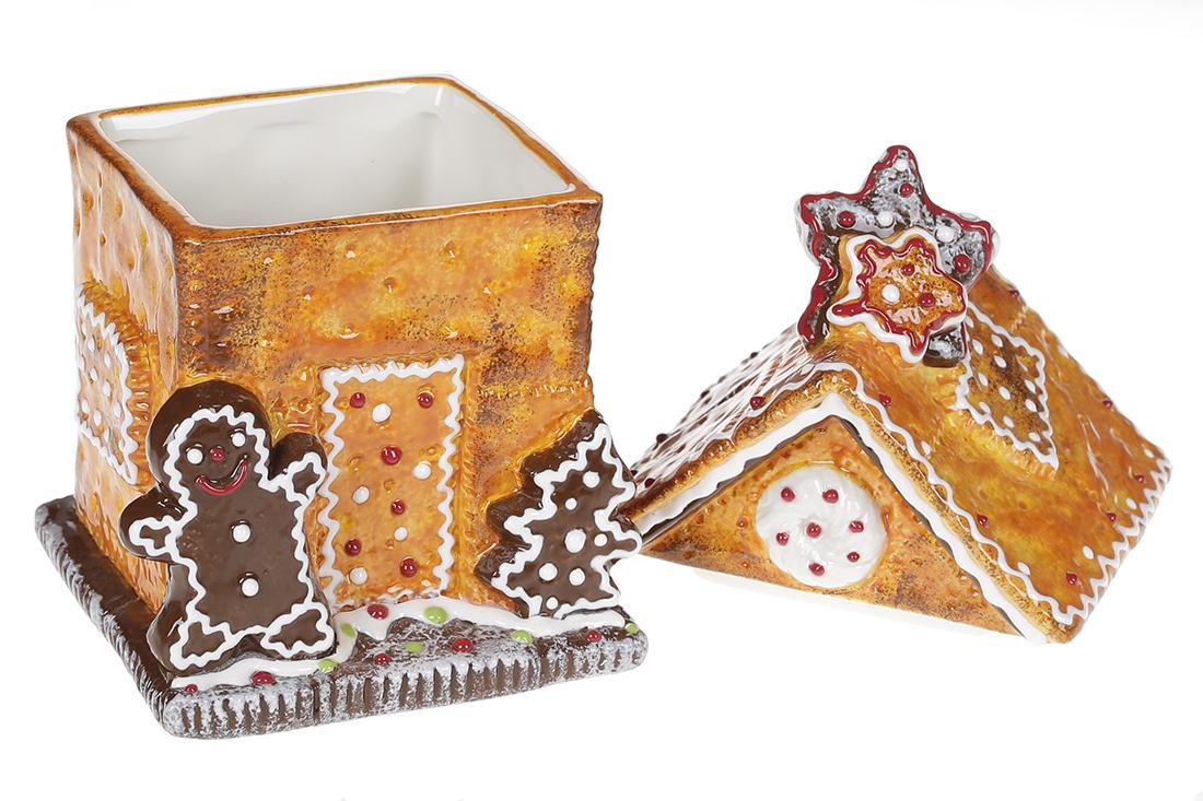 Банка для солодощів BonaDi Будиночок 800 мл (923-245) - фото 2 Банка для солодощів BonaDi Будиночок 800 мл (923-245) - фото 2