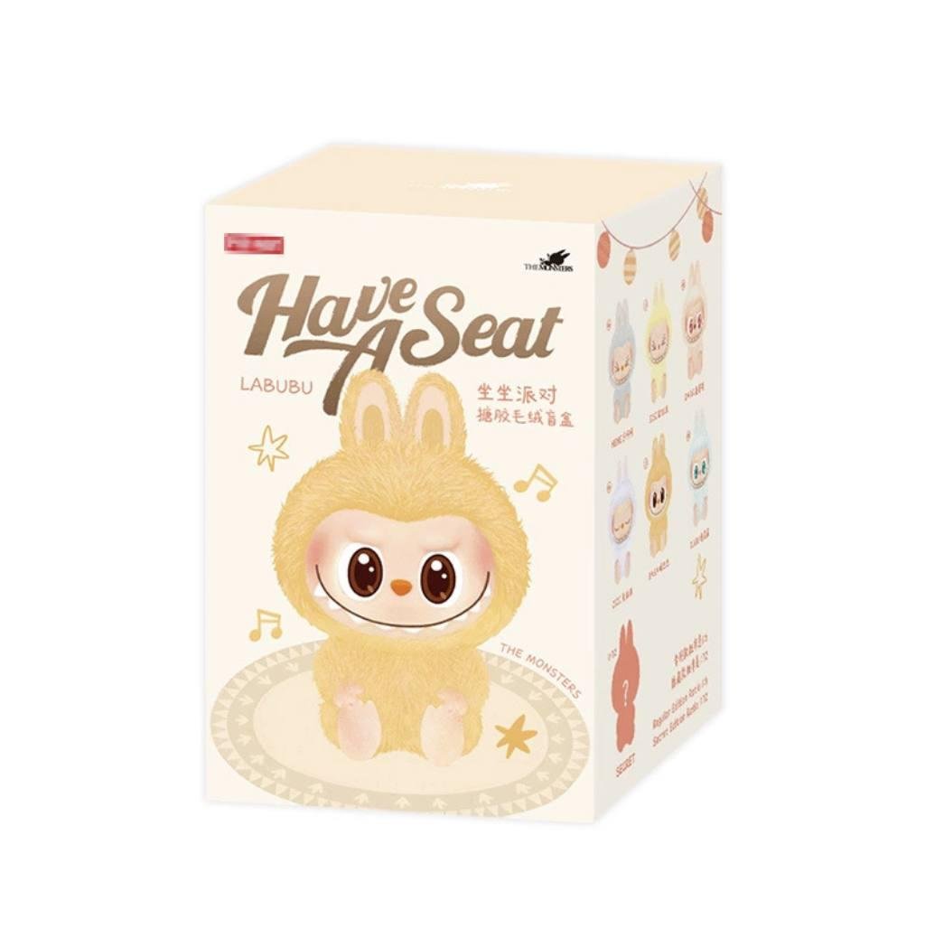 М'яка іграшка-брелок Labubu Лабубу сидячий Сірий (cf19521e) - фото 2