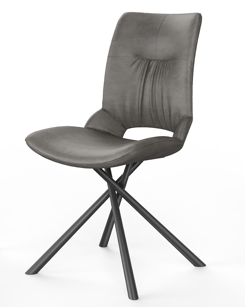 Стул Joss Грейс кожаный Серый (1053935603)