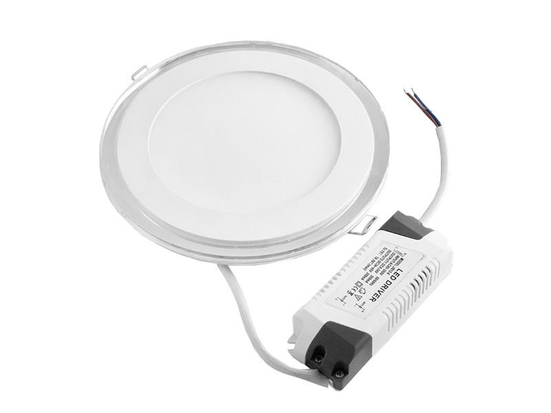 Светильник светодиодный врезной Downlight SMD60/016/007R 12 Вт WW + CW + NW круглый (817)