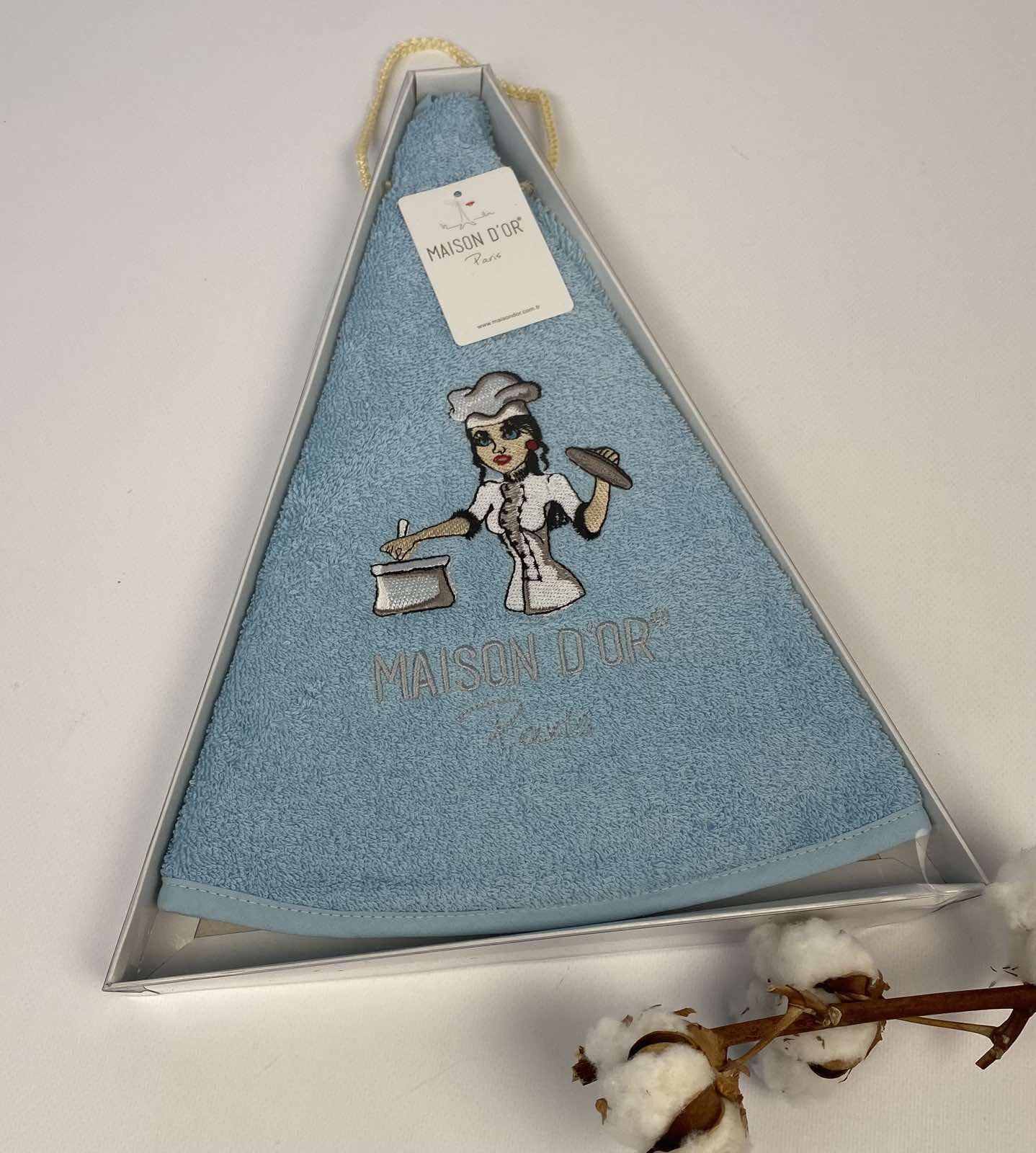 Полотенце Maison D'or Round Towel Q 70 см Turquoise (CN18922)