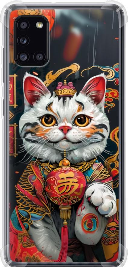 Чехол на Samsung Galaxy A31 A315F China Cat v2 (6135sp-1908-42517)